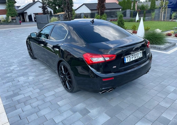 Maserati Ghibli cena 121900 przebieg: 85000, rok produkcji 2014 z Debrzno małe 67